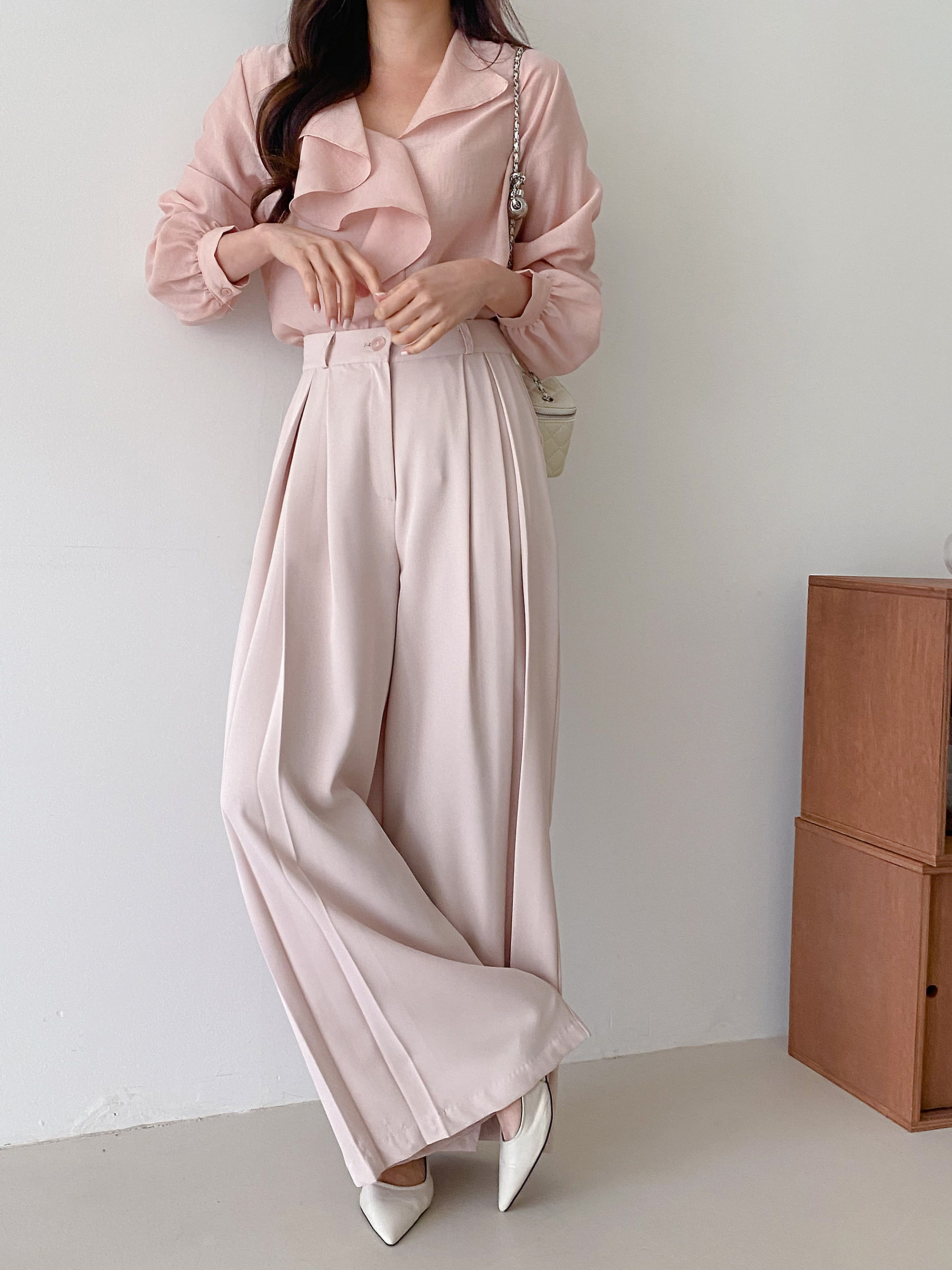 インバーテッドプリーツワイドスラックス | 詳細画像4