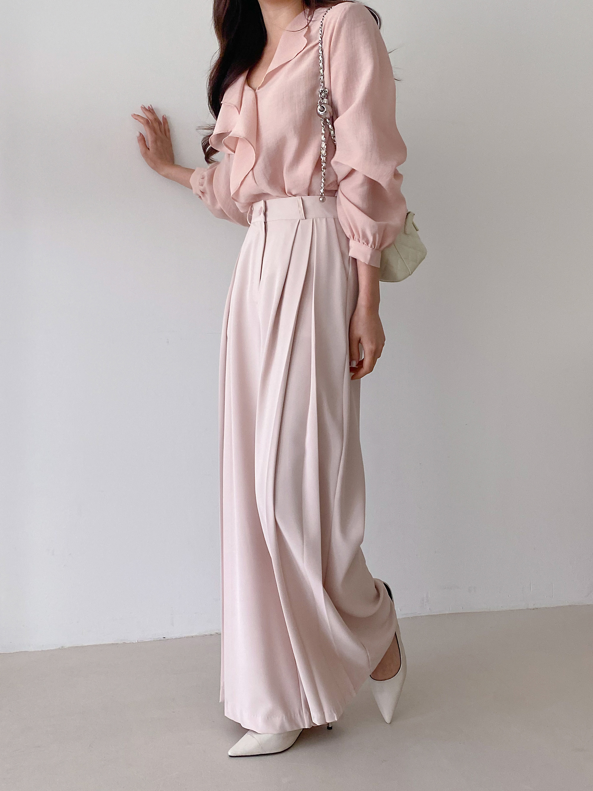 インバーテッドプリーツワイドスラックス | 詳細画像5