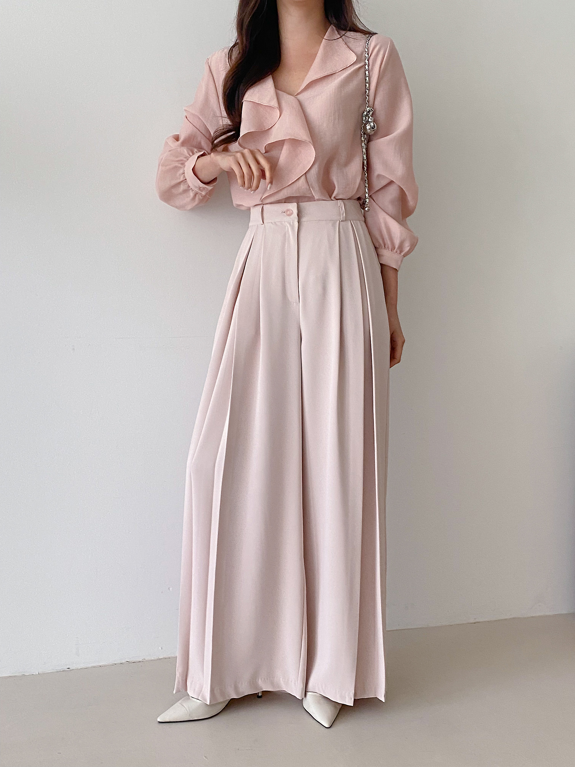 インバーテッドプリーツワイドスラックス | 詳細画像6