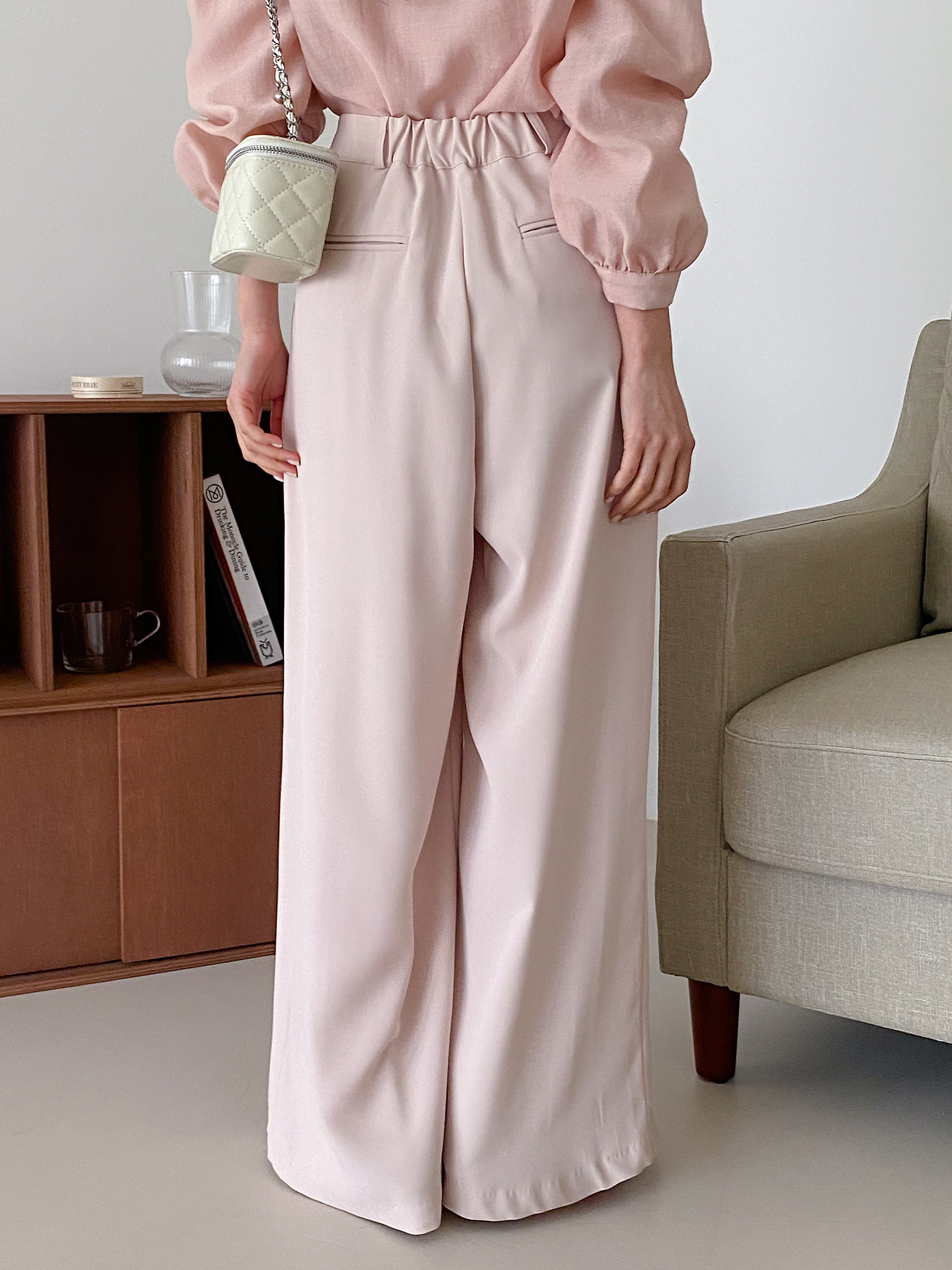 インバーテッドプリーツワイドスラックス | 詳細画像9