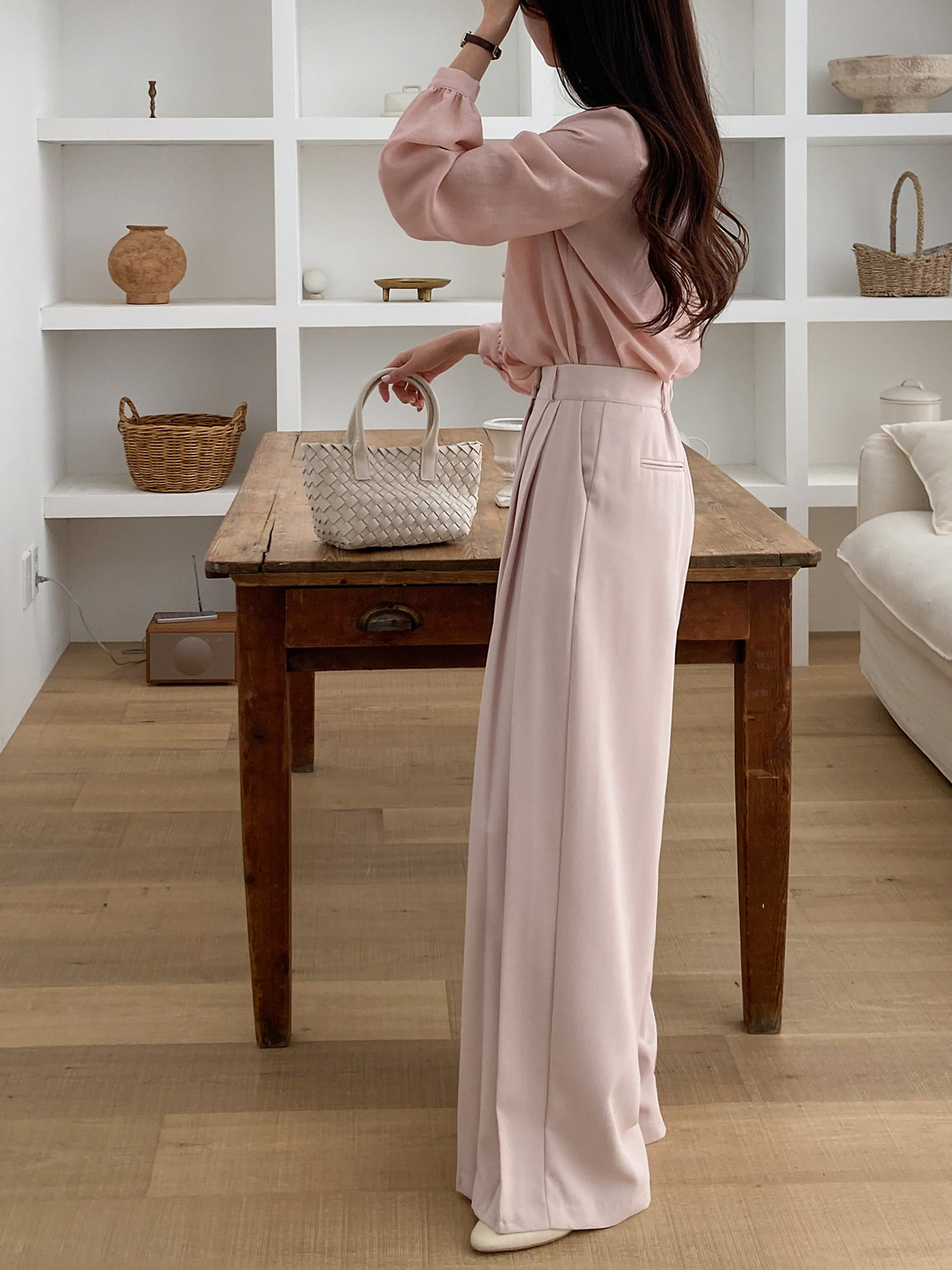 インバーテッドプリーツワイドスラックス | 詳細画像11