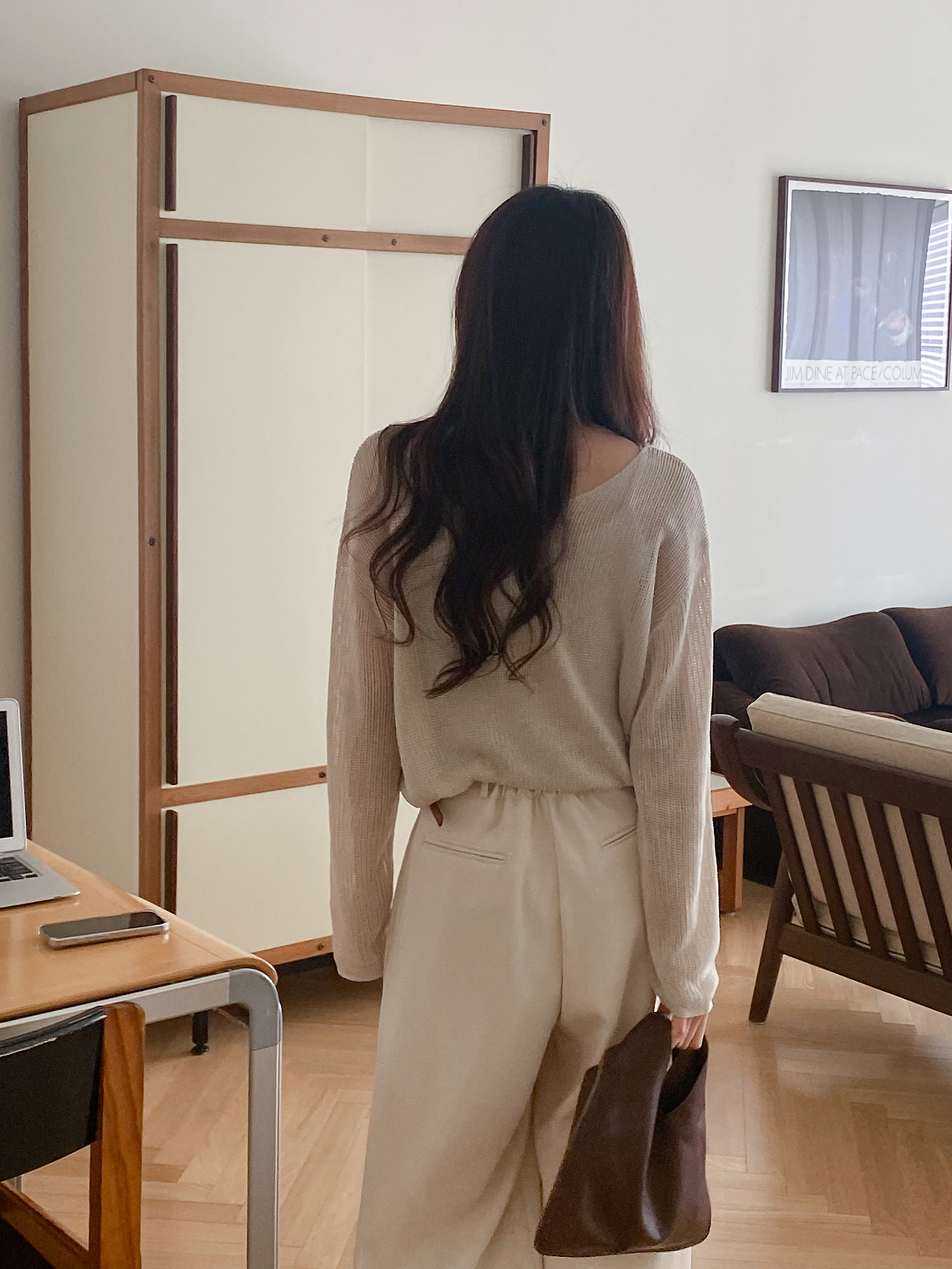 インバーテッドプリーツワイドスラックス | 詳細画像19