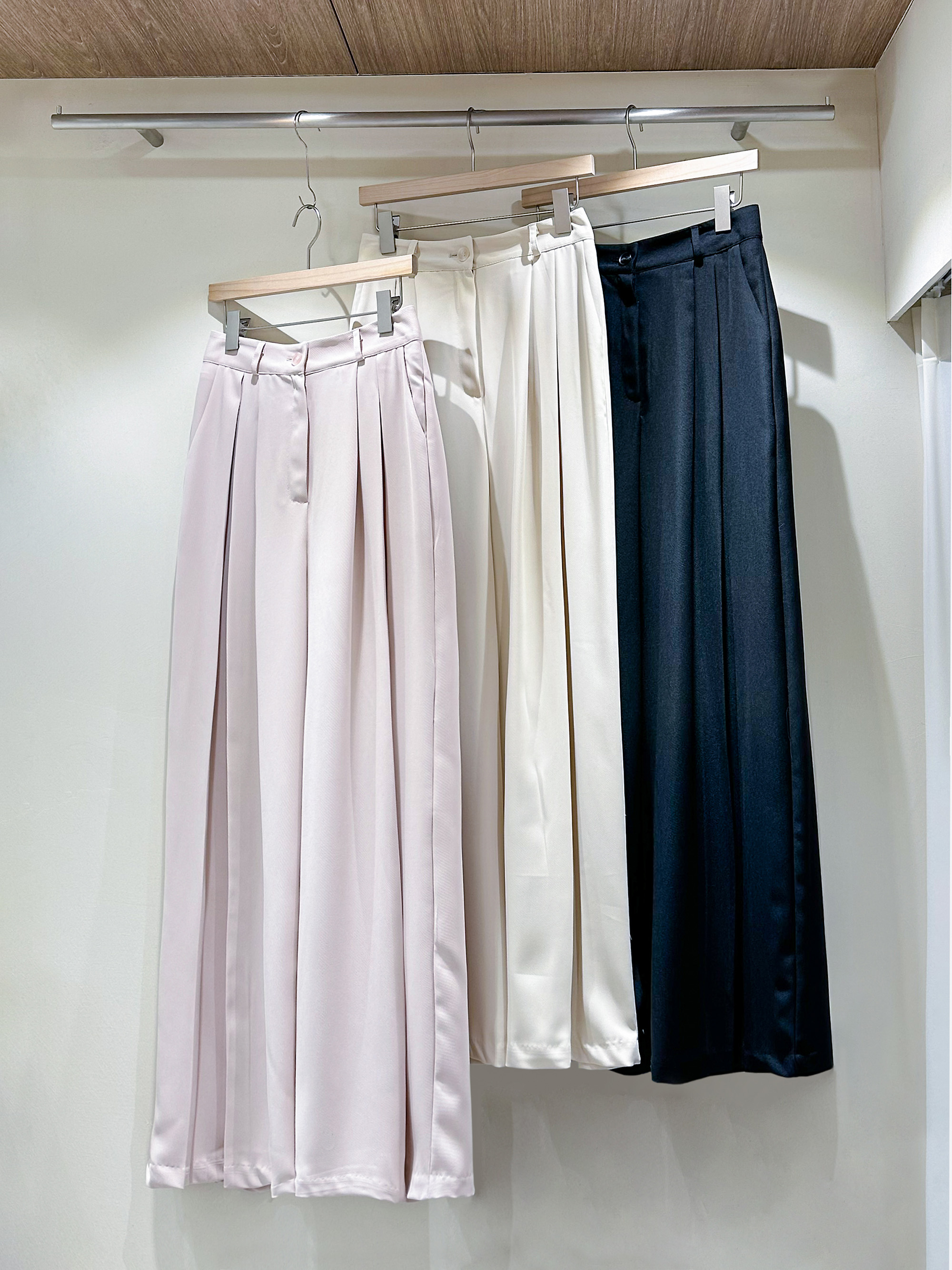 インバーテッドプリーツワイドスラックス | 詳細画像21