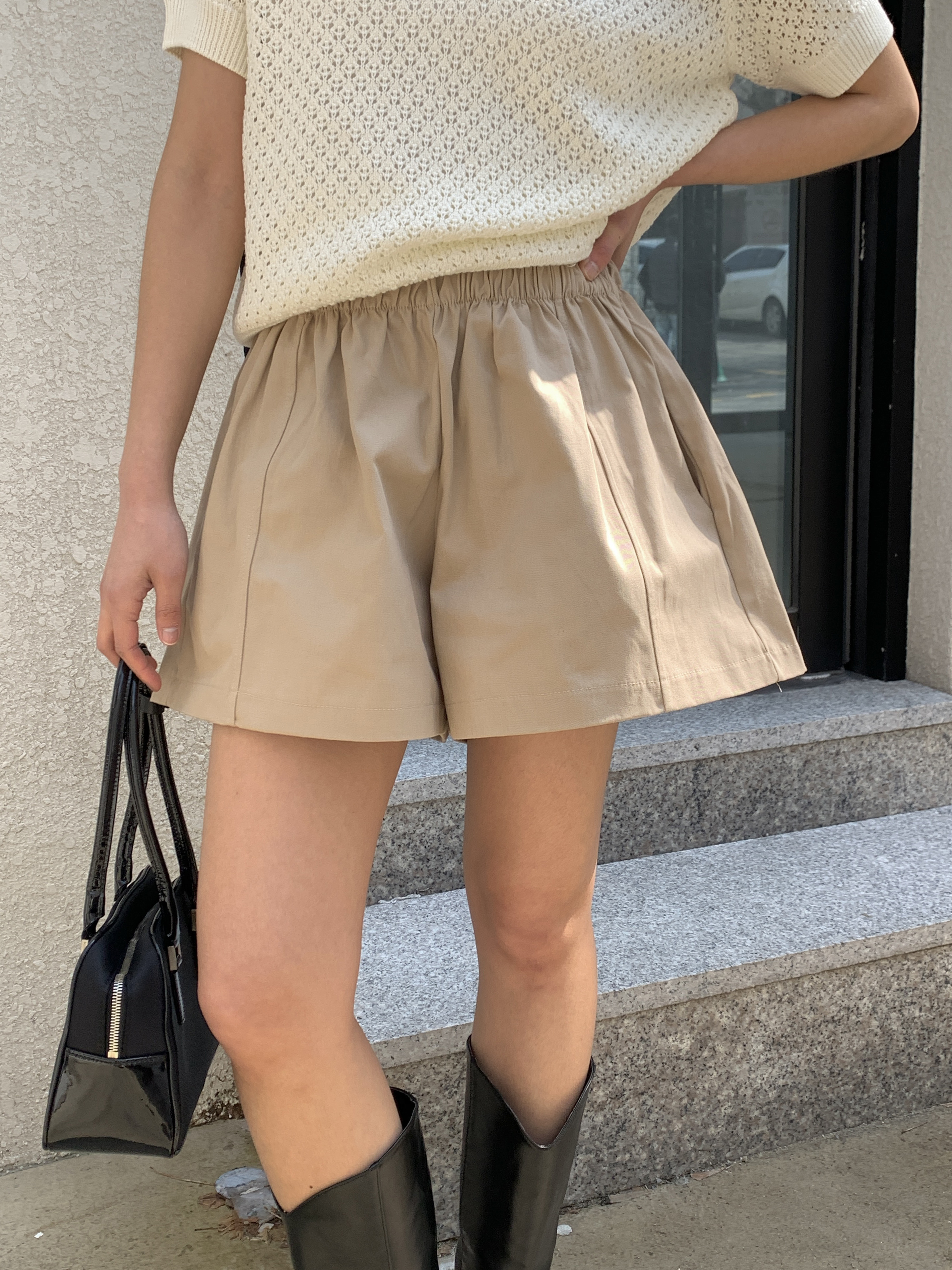 Aラインイージーショートパンツ | 詳細画像7