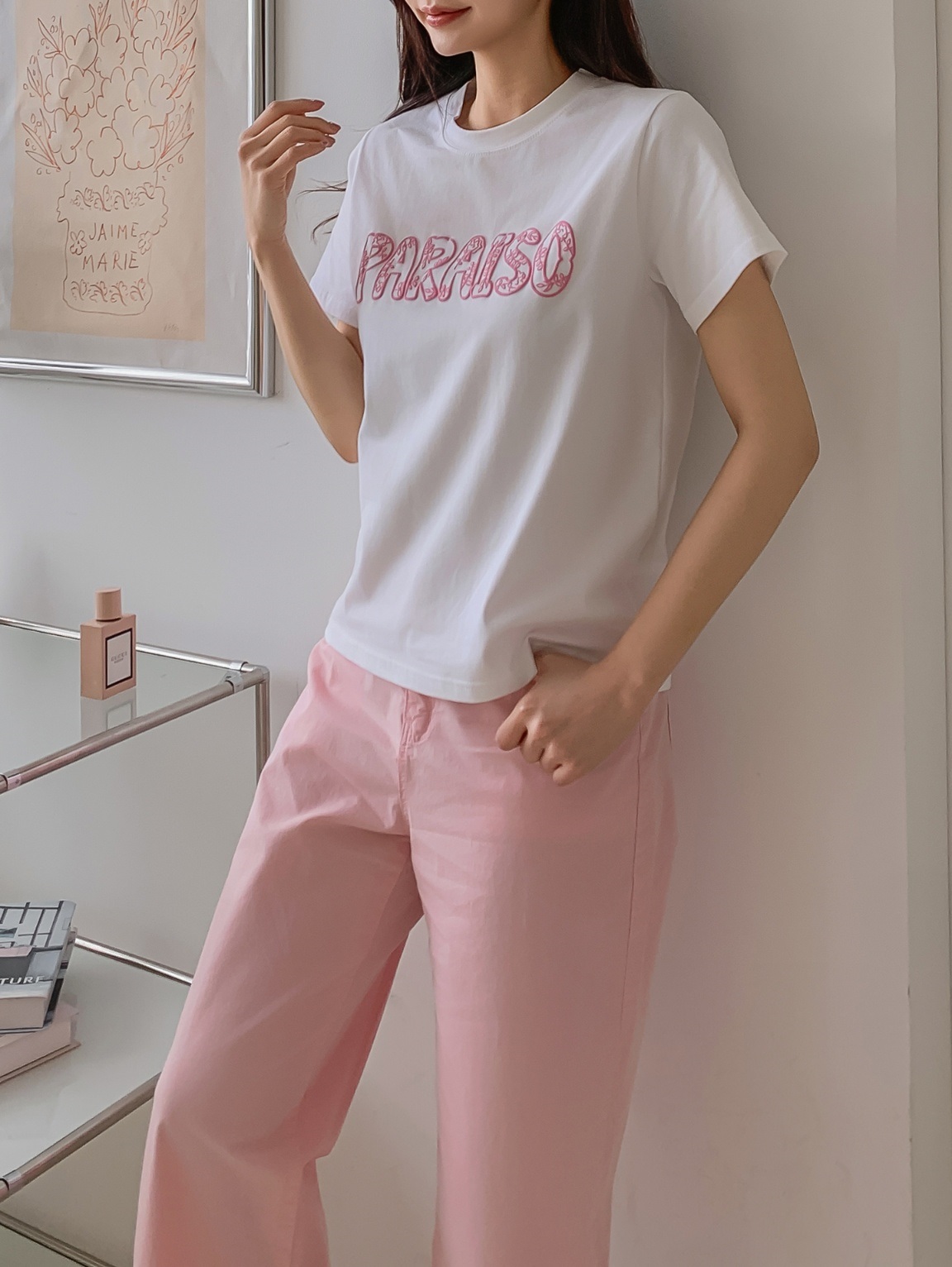PARAISO刺繍ロゴ半袖Tシャツ | 詳細画像3