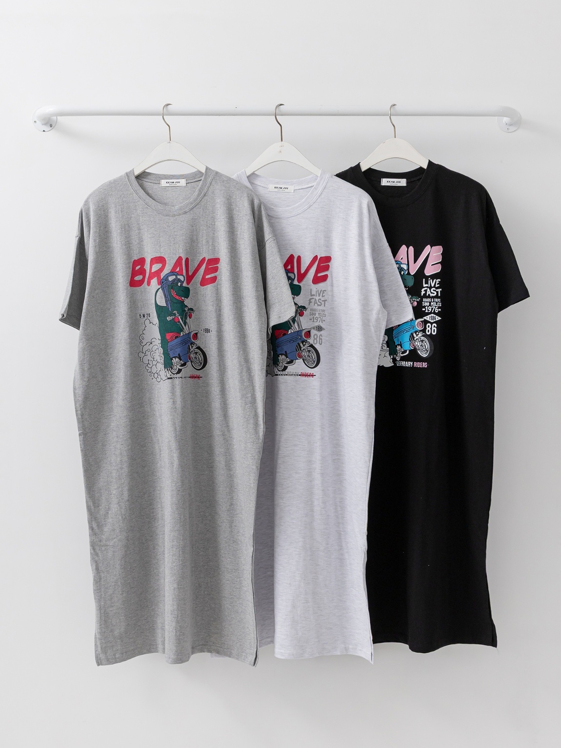 ダイナソープリント半袖Tシャツワンピース | 詳細画像21