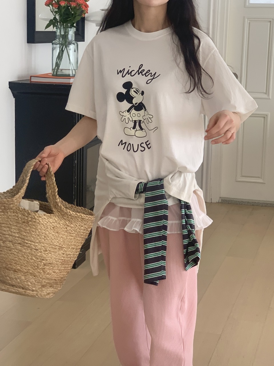 *Disney*ミッキーラウンドネック半袖Tシャツ | 詳細画像8