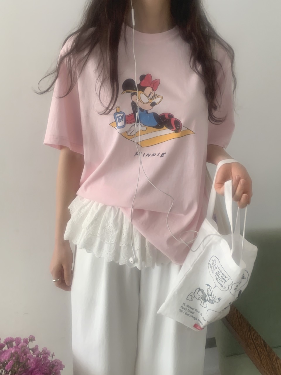 Disney*サングラスミニー半袖Tシャツ | レディースファッション通販