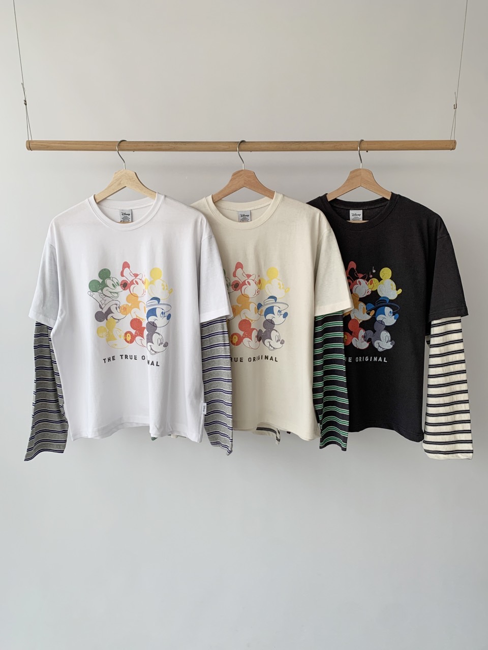 *Disney*カラフルミッキーボーダーレイヤードTシャツ | 詳細画像43