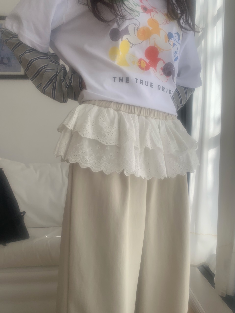 *Disney*カラフルミッキーボーダーレイヤードTシャツ | 詳細画像19