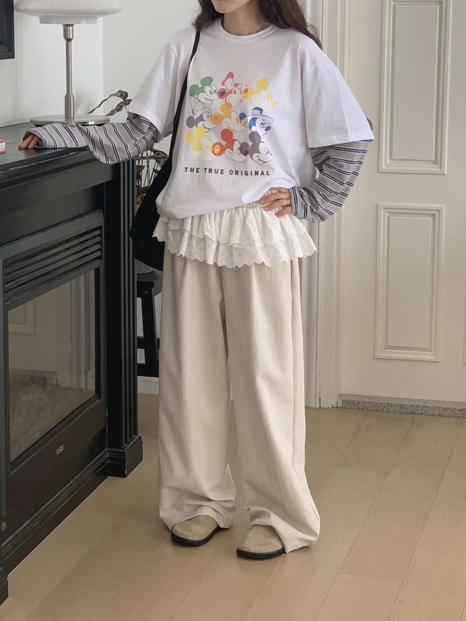 *Disney*カラフルミッキーボーダーレイヤードTシャツ | 詳細画像27