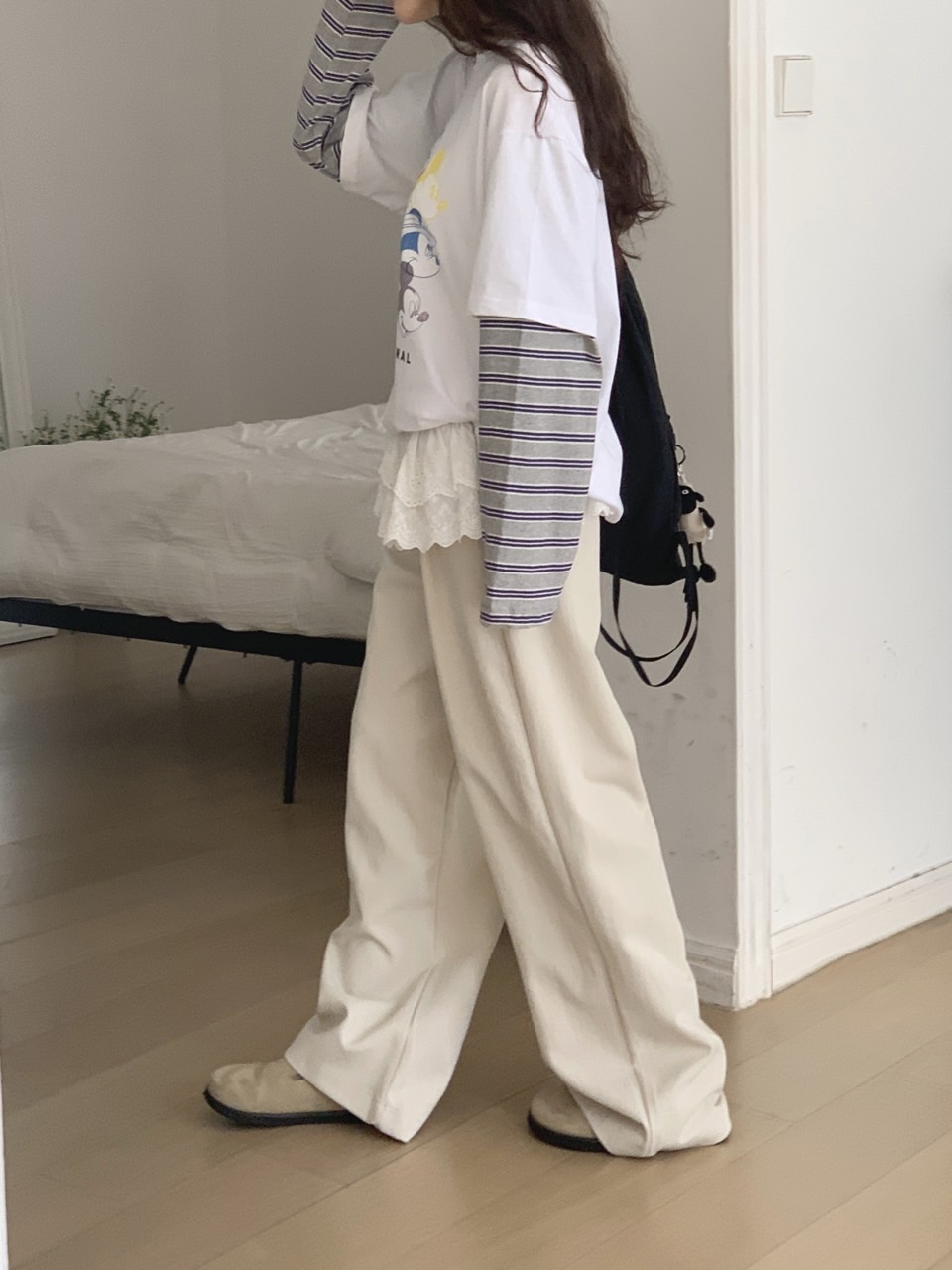 *Disney*カラフルミッキーボーダーレイヤードTシャツ | 詳細画像31