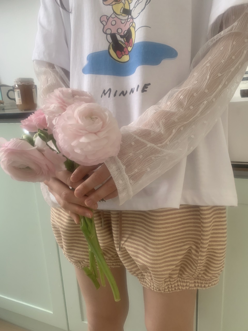 *Disney*CutieミニーレースレイヤードTシャツ | 詳細画像11