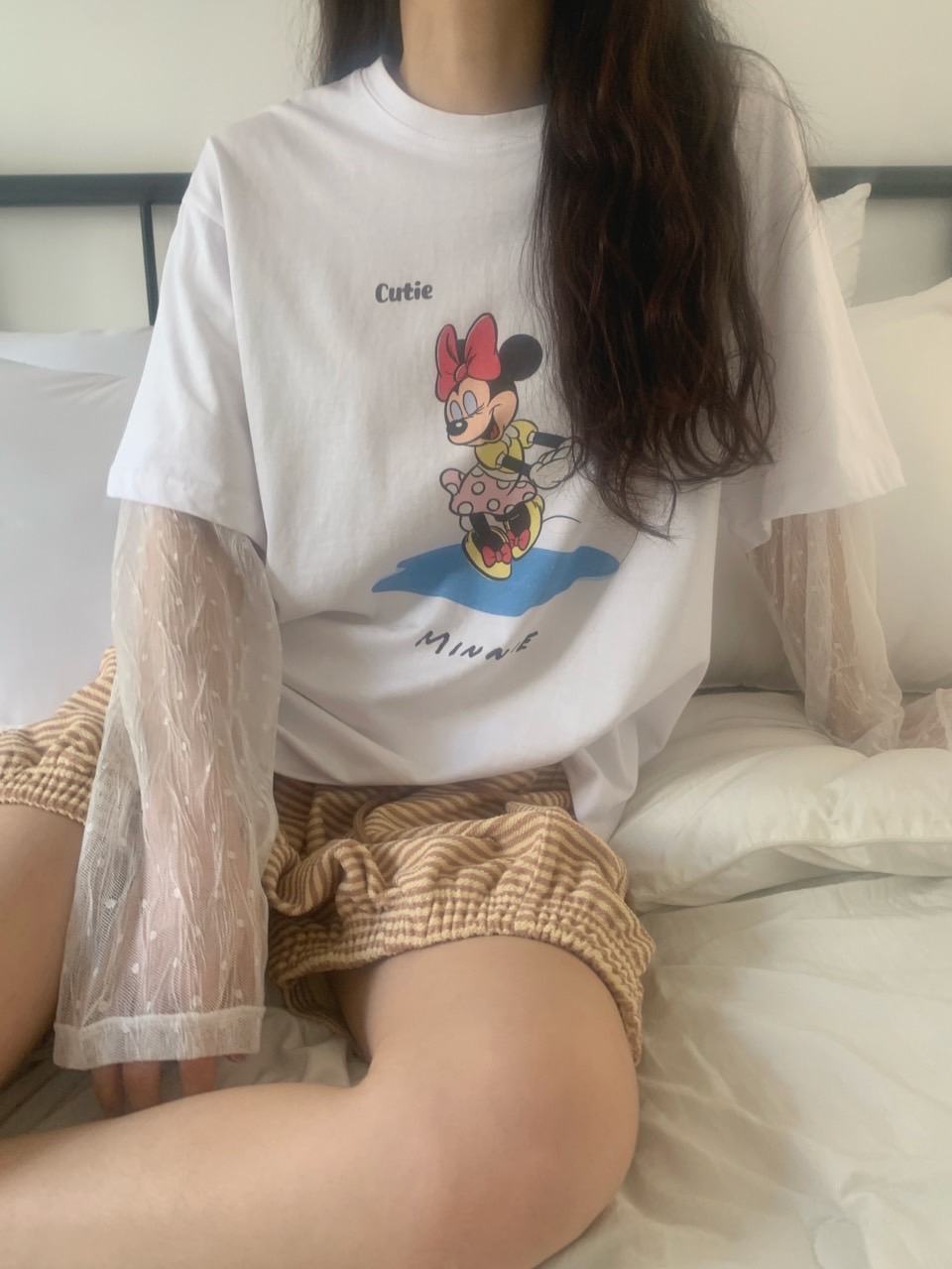 *Disney*CutieミニーレースレイヤードTシャツ | 詳細画像23