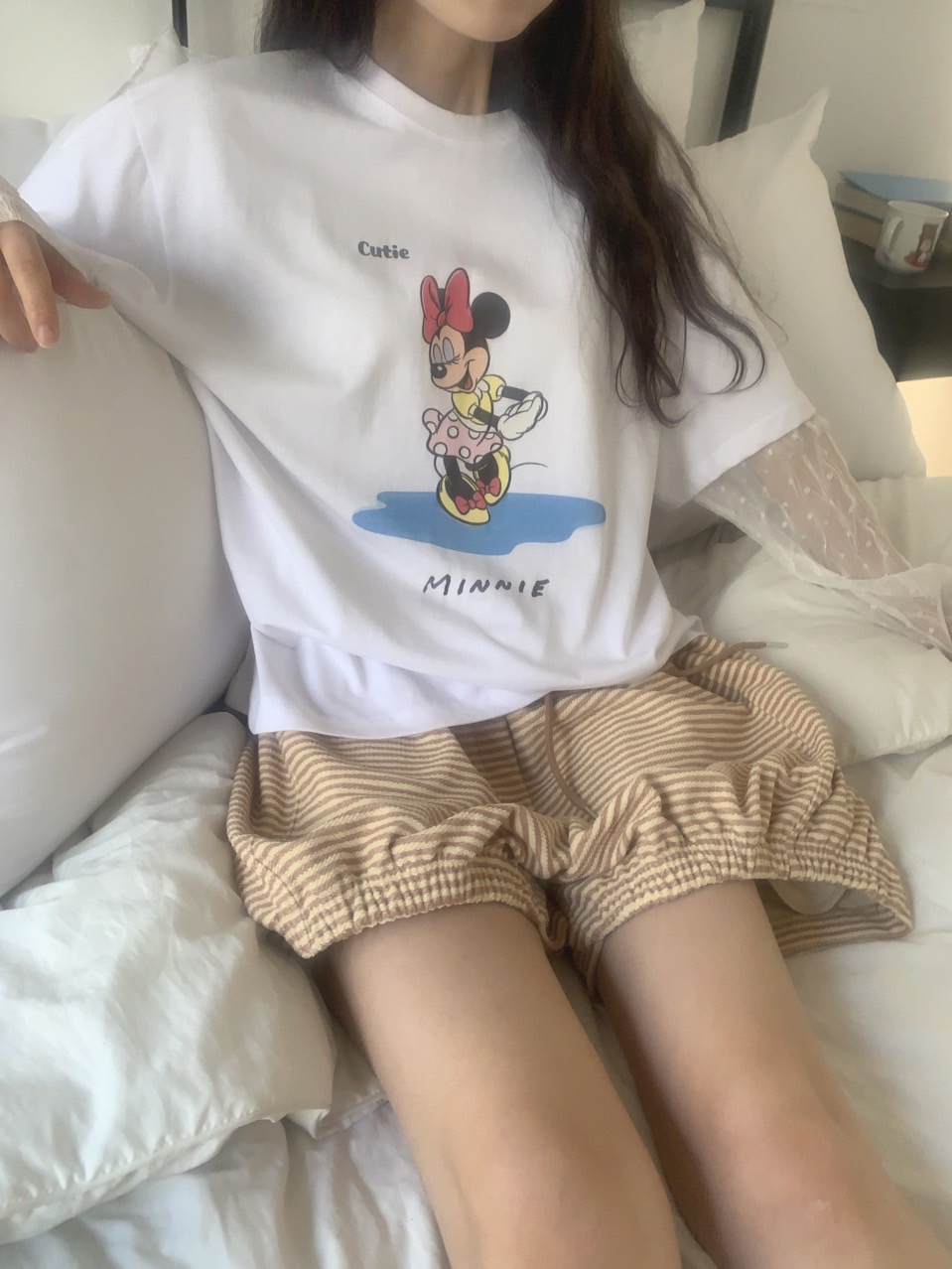 *Disney*CutieミニーレースレイヤードTシャツ | 詳細画像25