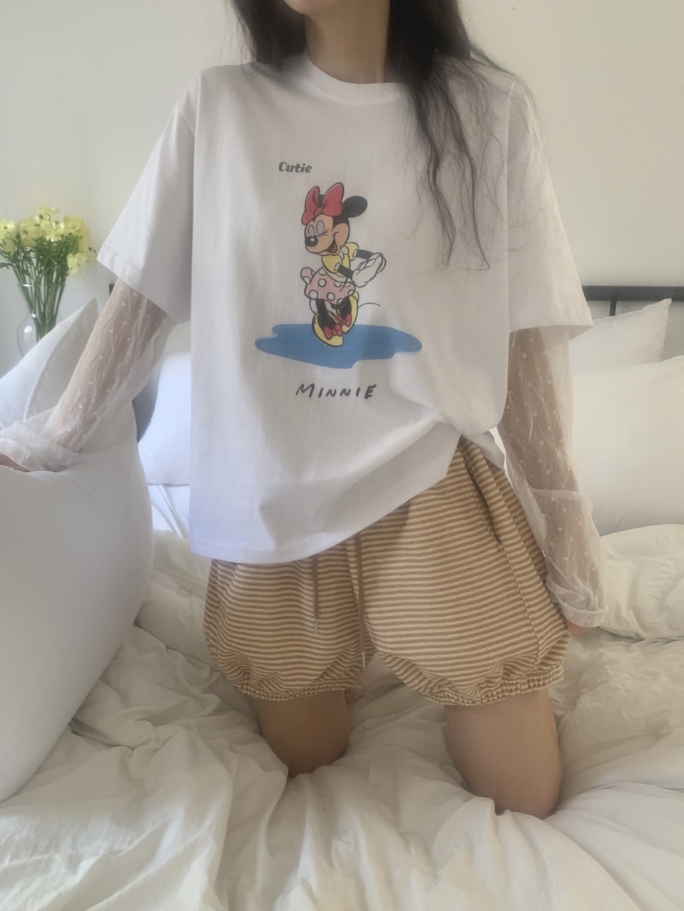 *Disney*CutieミニーレースレイヤードTシャツ | 詳細画像26