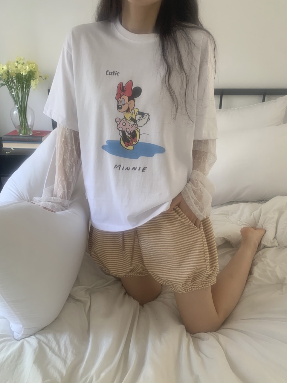 *Disney*CutieミニーレースレイヤードTシャツ | 詳細画像27