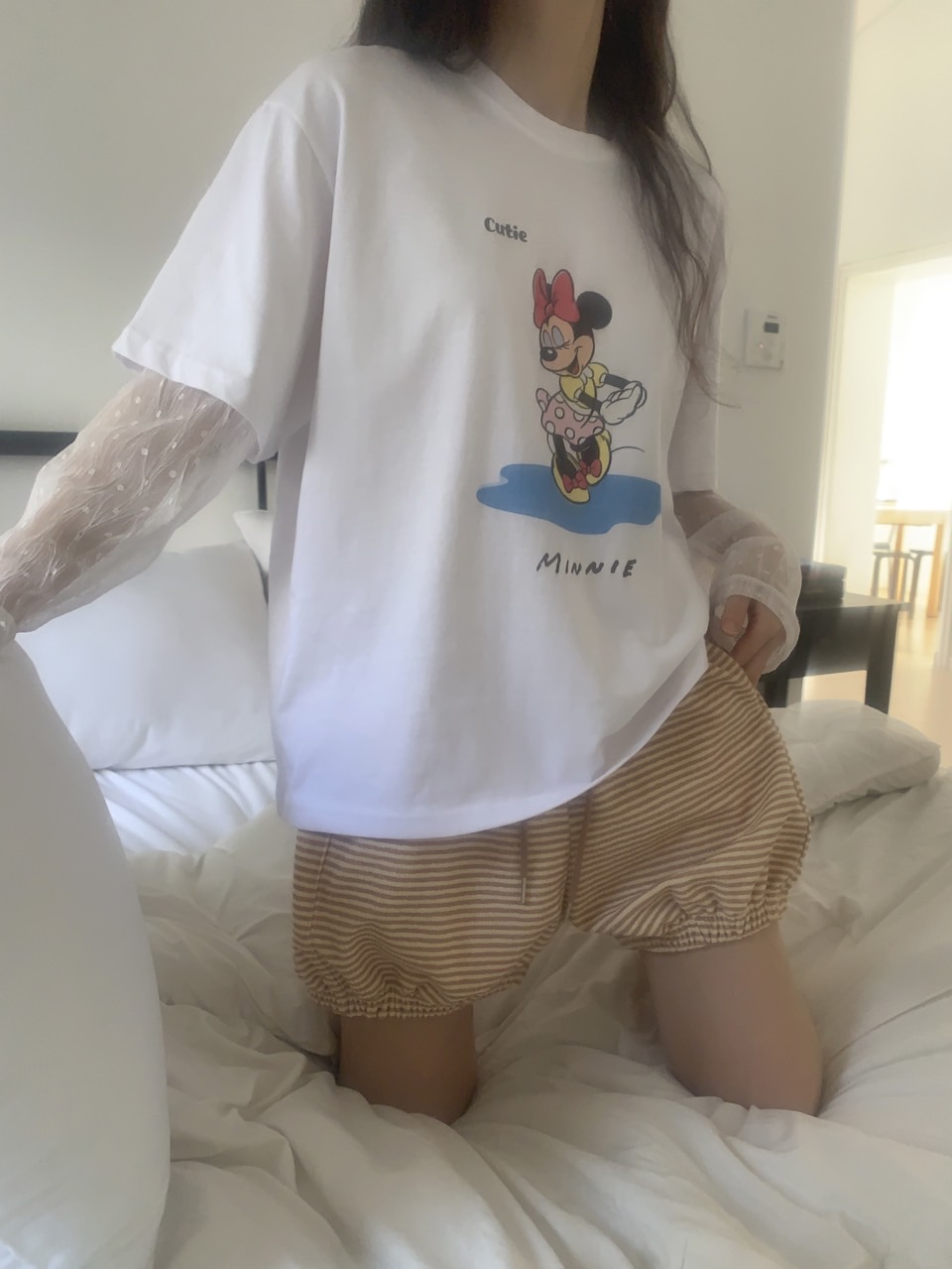 *Disney*CutieミニーレースレイヤードTシャツ | 詳細画像28