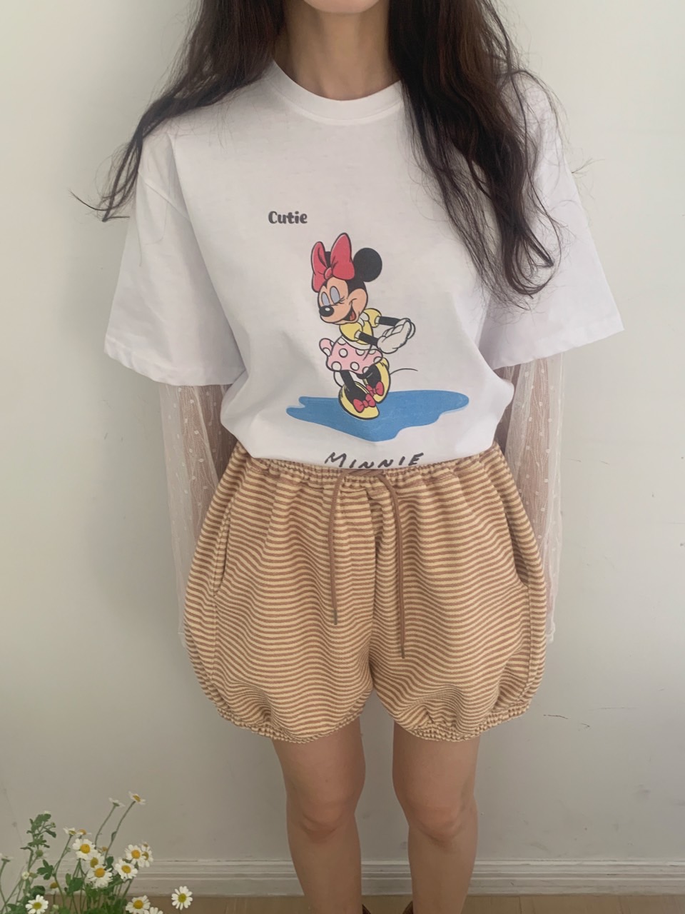 *Disney*CutieミニーレースレイヤードTシャツ | 詳細画像32