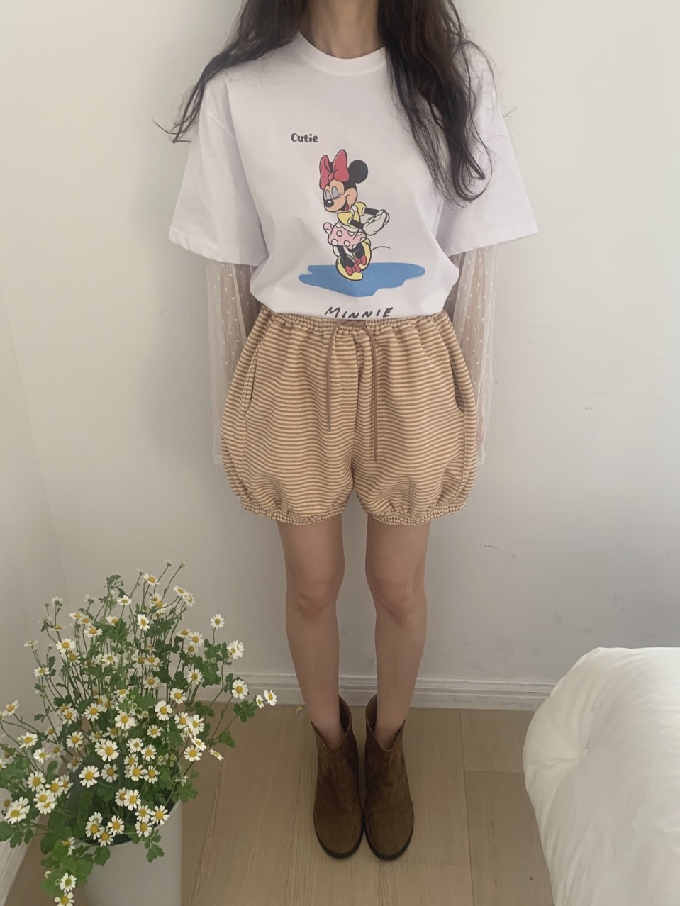 *Disney*CutieミニーレースレイヤードTシャツ | 詳細画像33