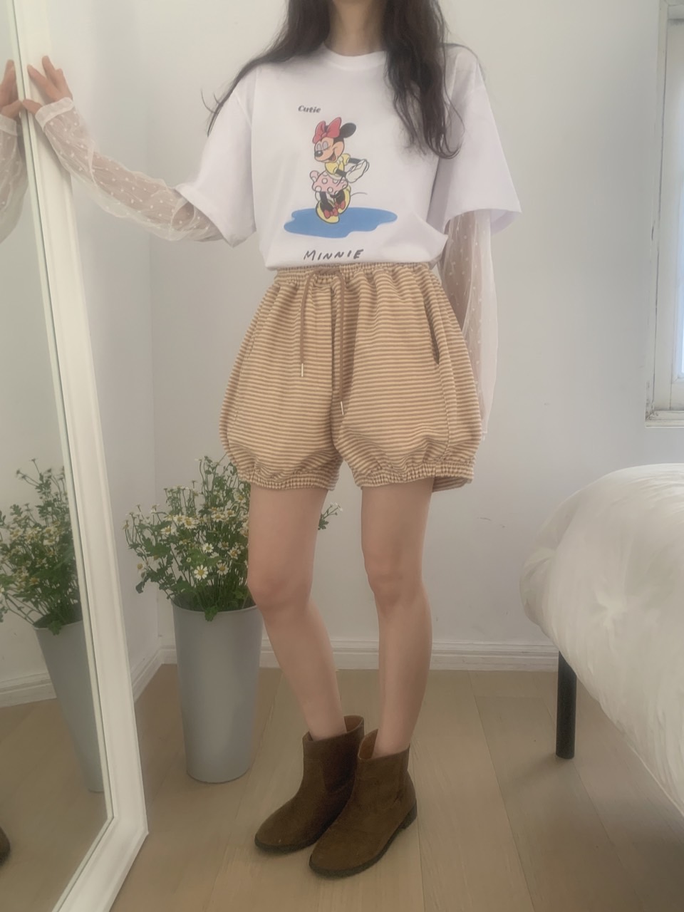 *Disney*CutieミニーレースレイヤードTシャツ | 詳細画像35