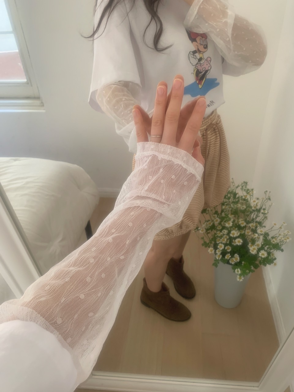 *Disney*CutieミニーレースレイヤードTシャツ | 詳細画像38