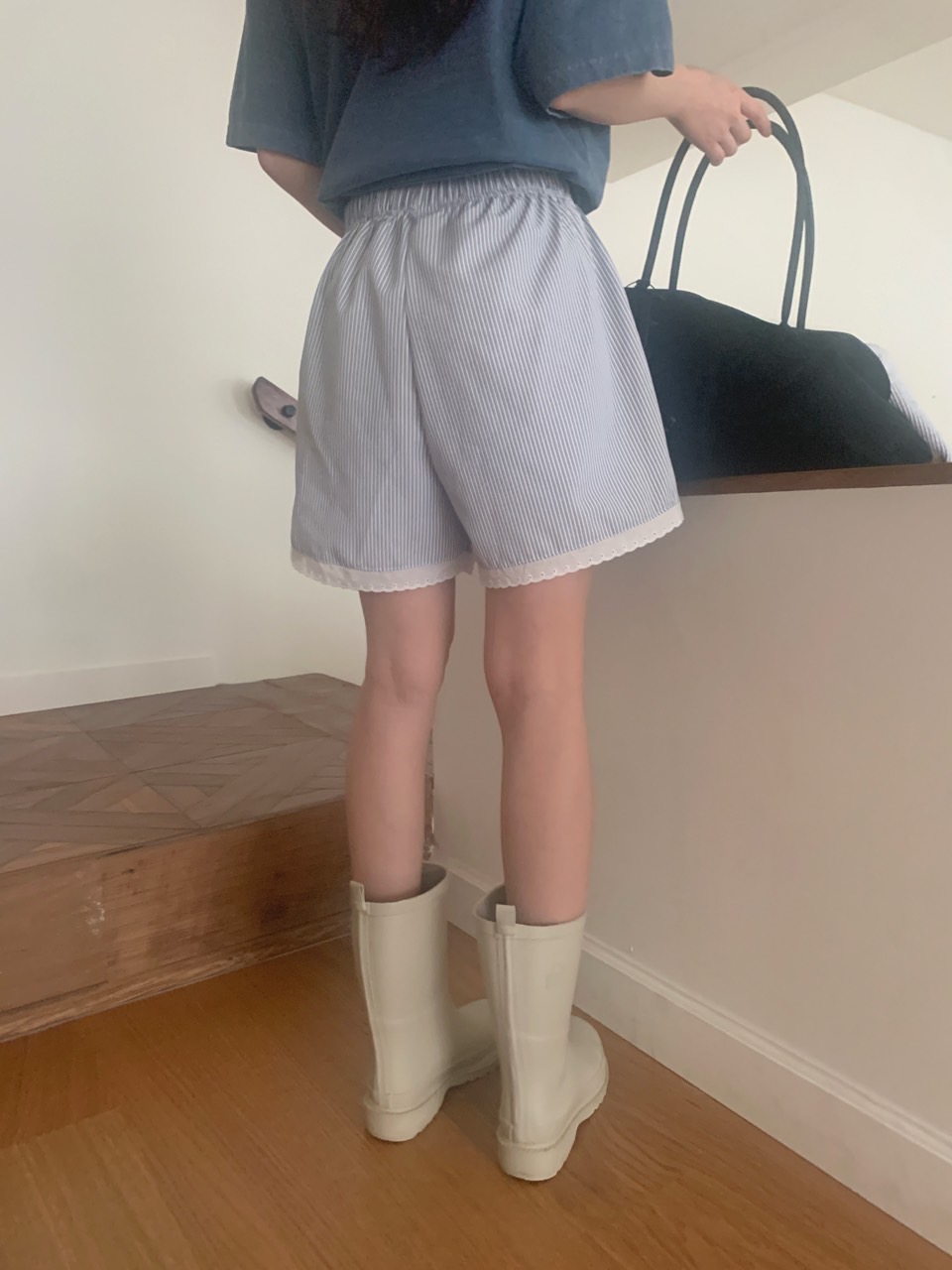ストライプレースヘムショートパンツ | 詳細画像21