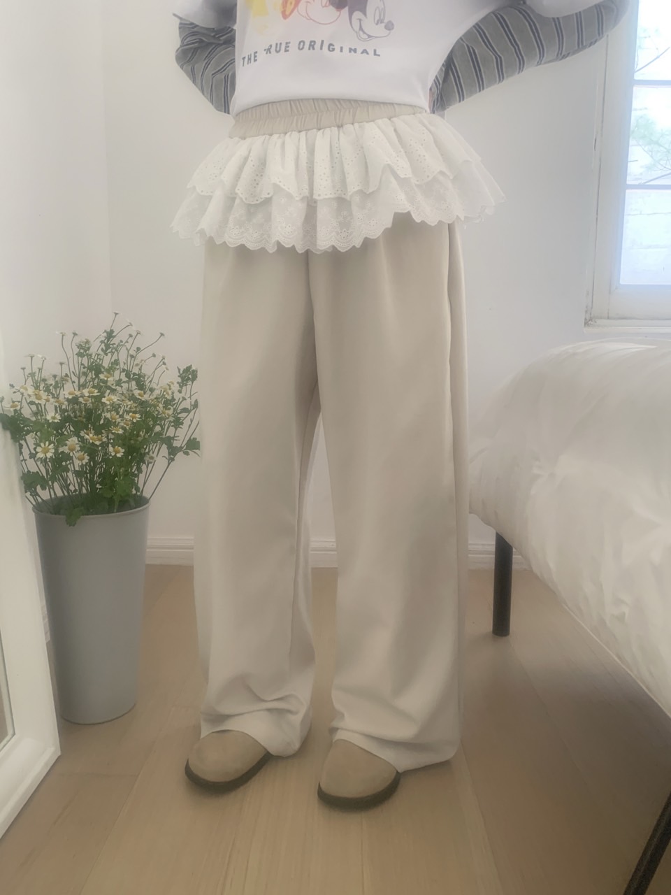 レースティアードスカートレイヤードパンツ | 詳細画像7