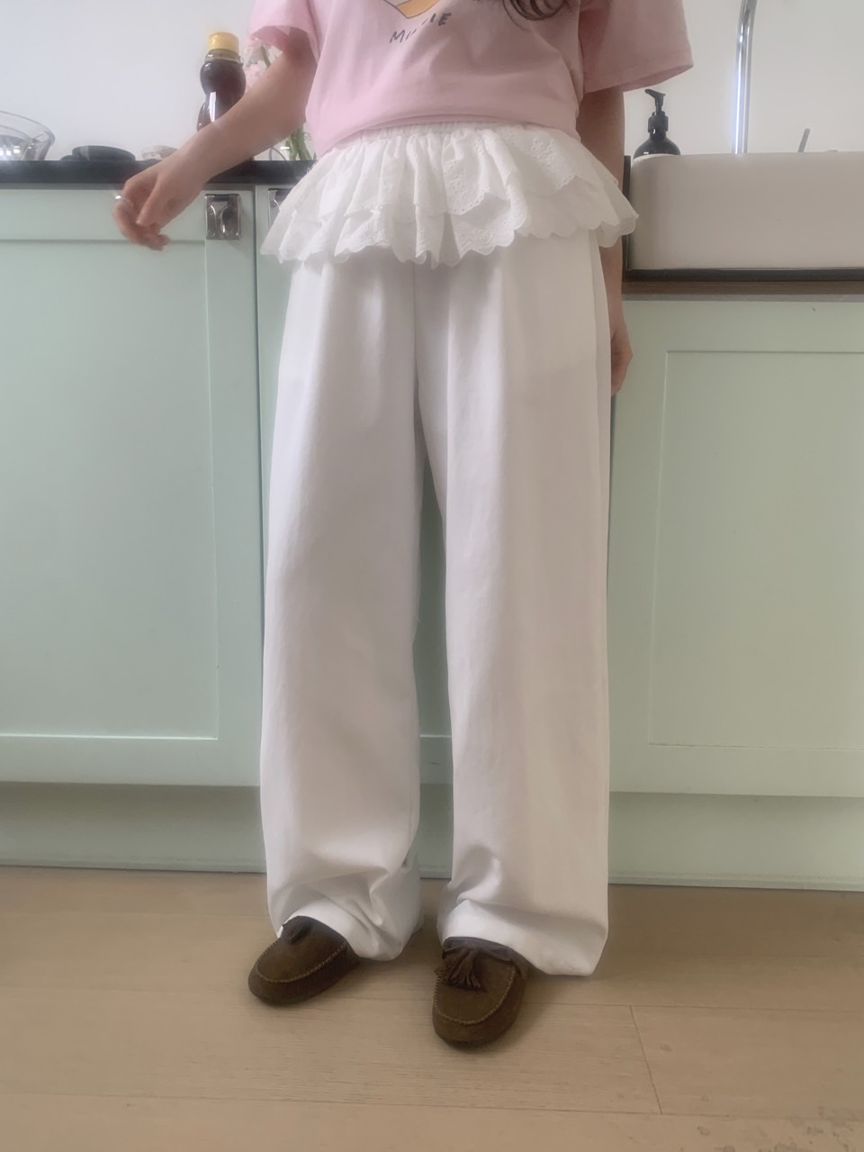レースティアードスカートレイヤードパンツ | 詳細画像12