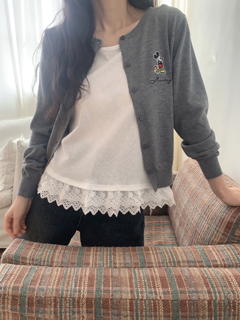 *Disney*ミッキー刺繍カーディガン | 詳細画像18