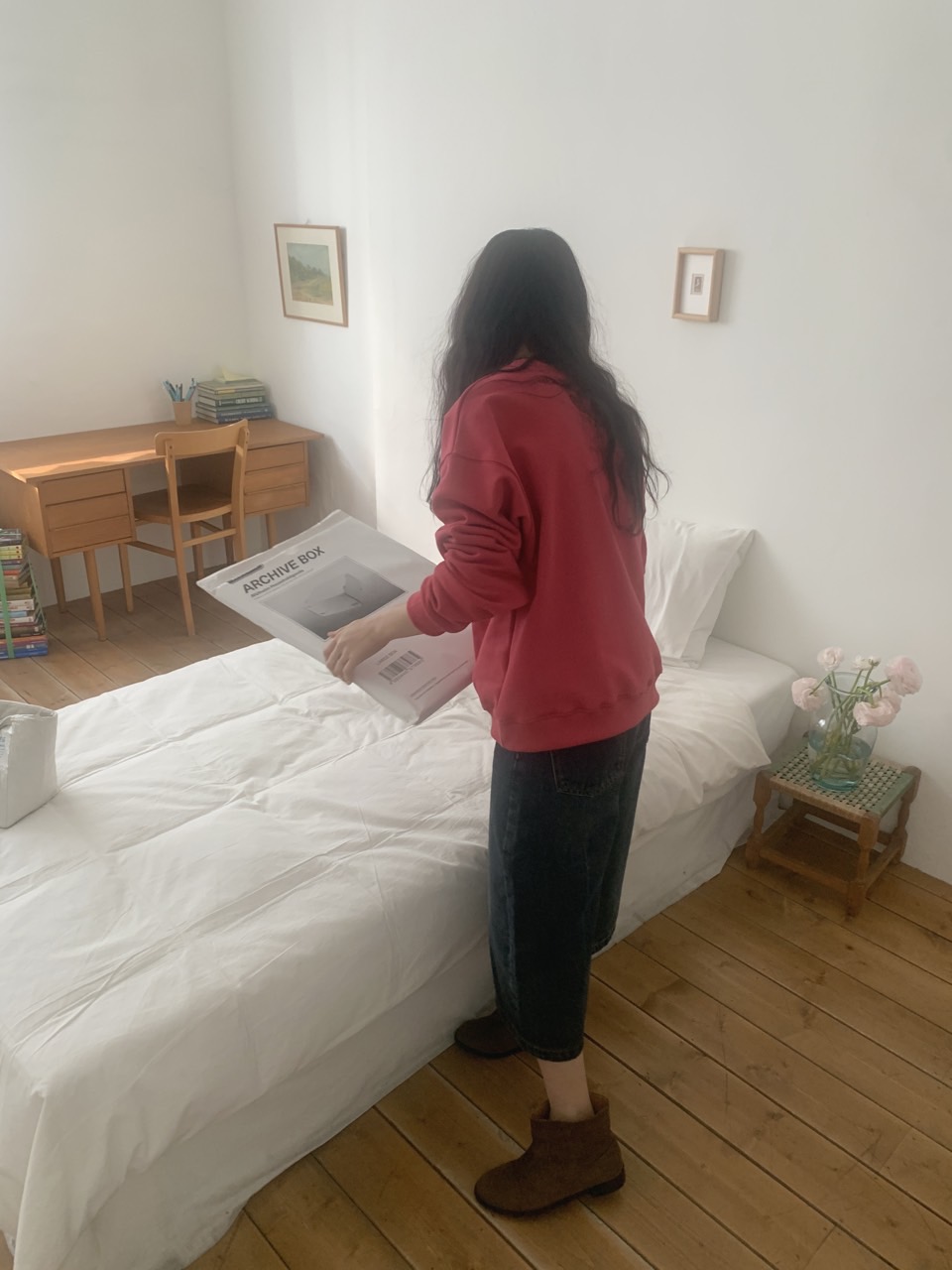ブラックバミューダデニムパンツ | 詳細画像7