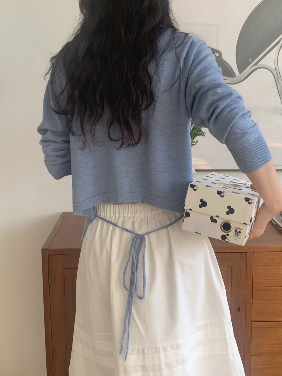 ピンタックレースミディAラインスカート | 詳細画像3