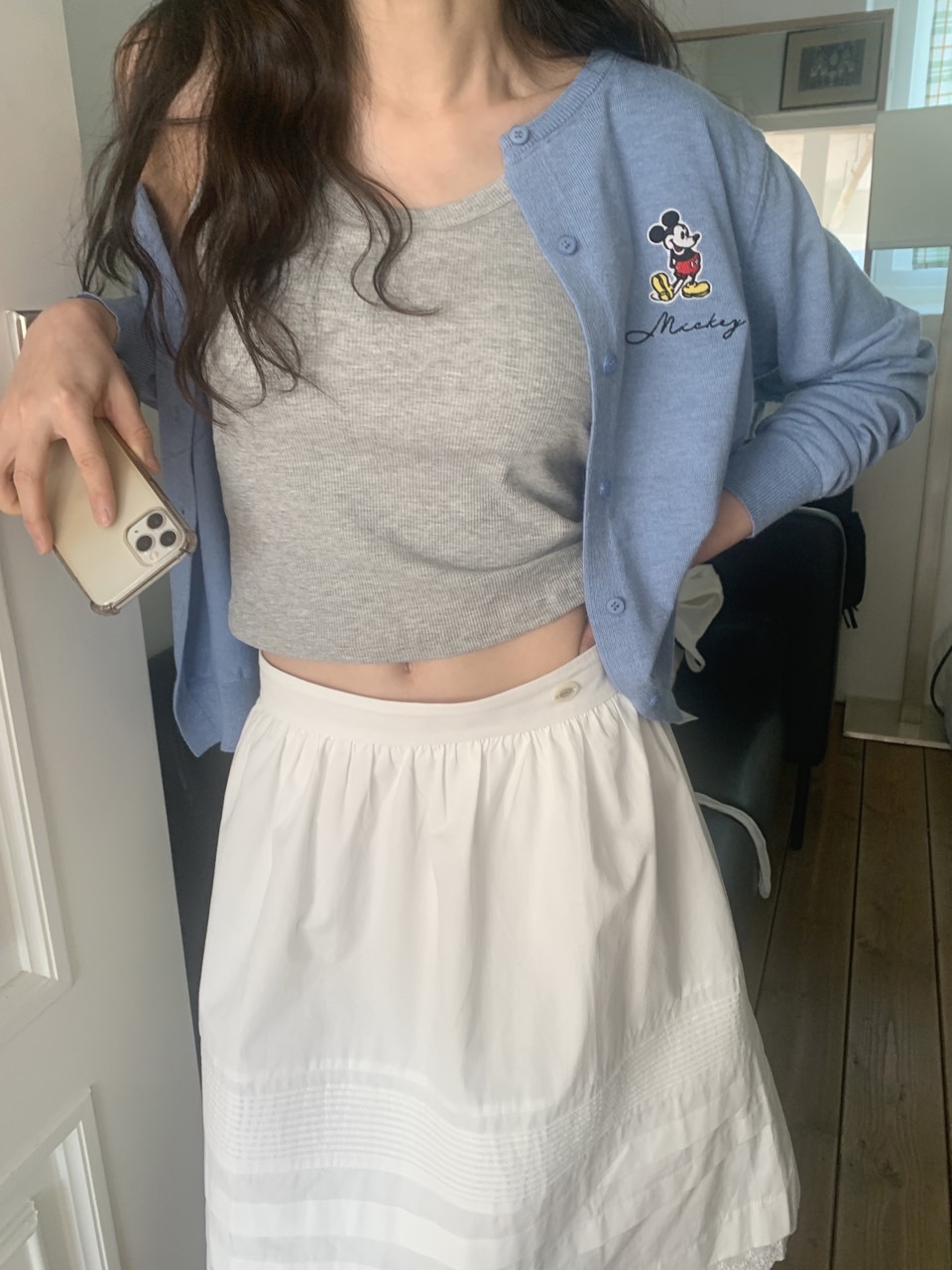 ピンタックレースミディAラインスカート | 詳細画像4