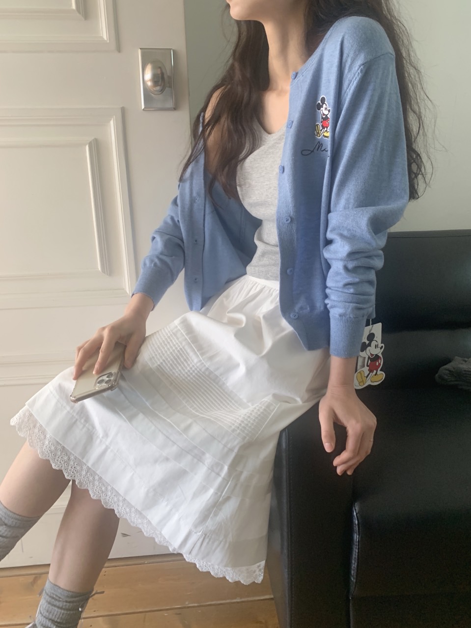 ピンタックレースミディAラインスカート | 詳細画像5