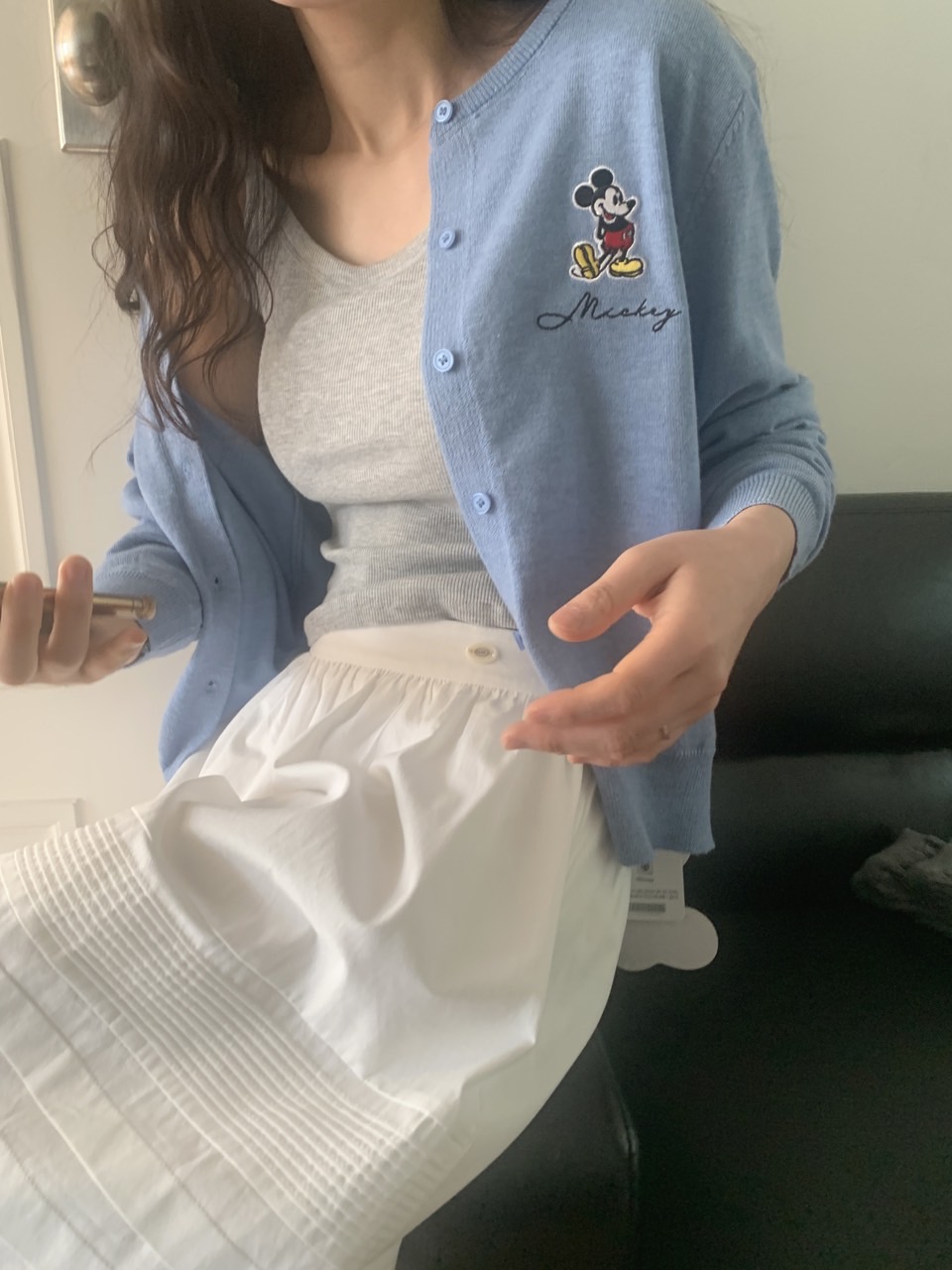 ピンタックレースミディAラインスカート | 詳細画像7