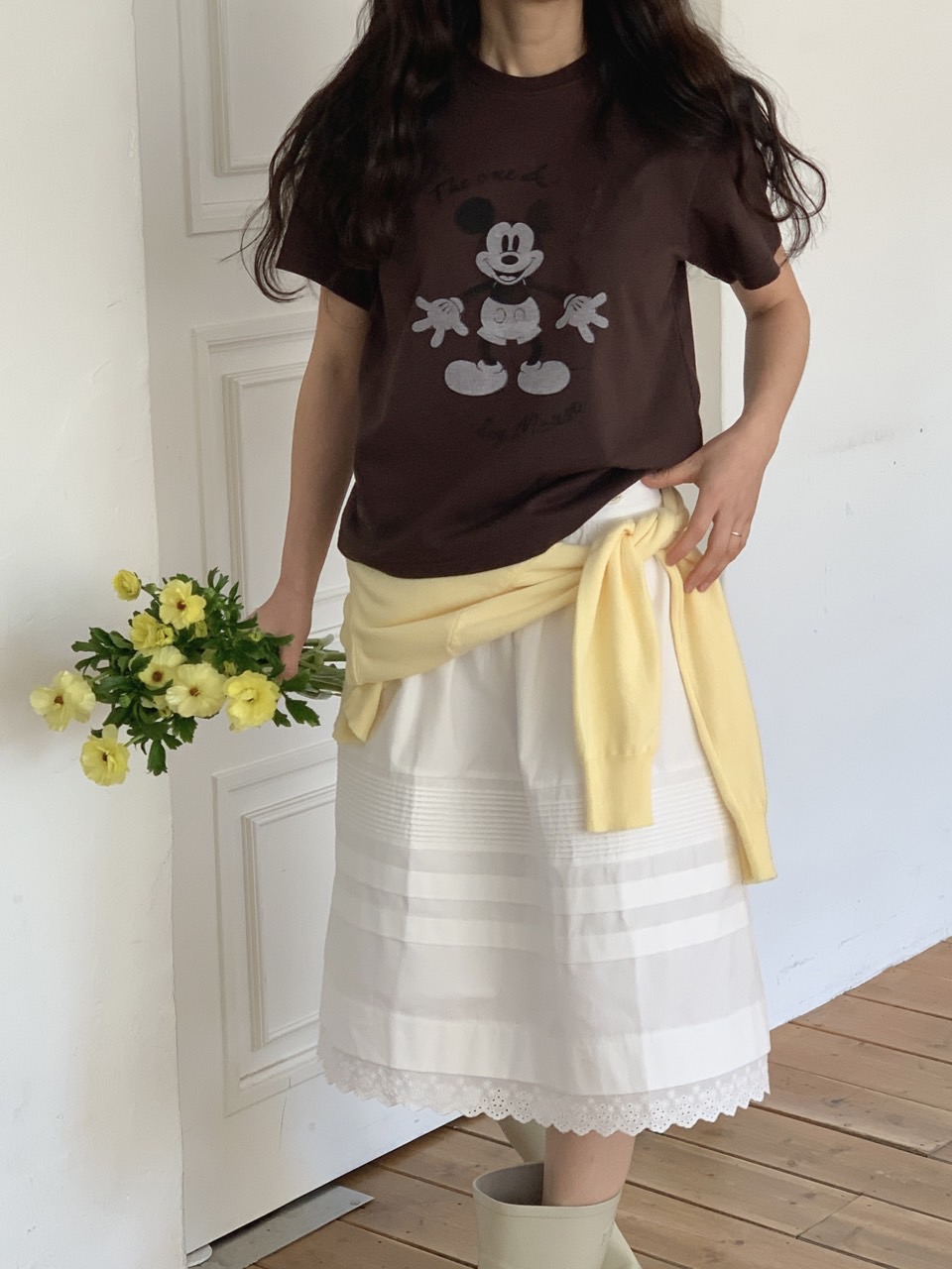 ピンタックレースミディAラインスカート | 詳細画像21