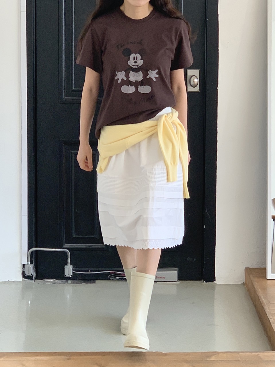 ピンタックレースミディAラインスカート | 詳細画像22