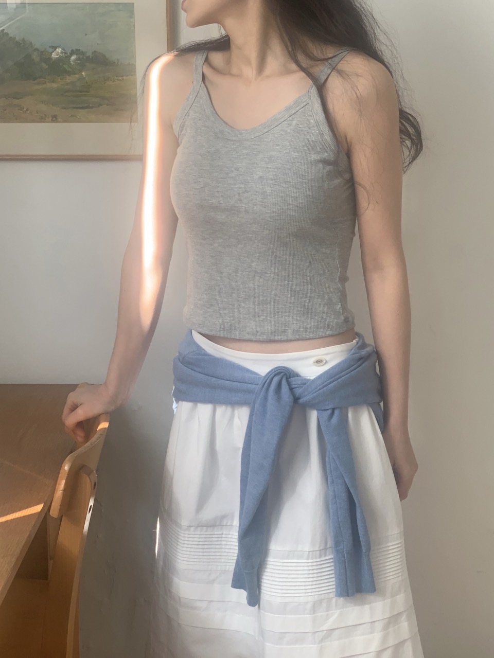 ピンタックレースミディAラインスカート | 詳細画像29