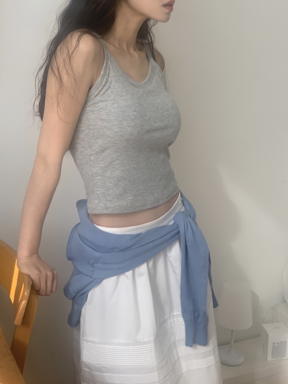 ピンタックレースミディAラインスカート | 詳細画像30