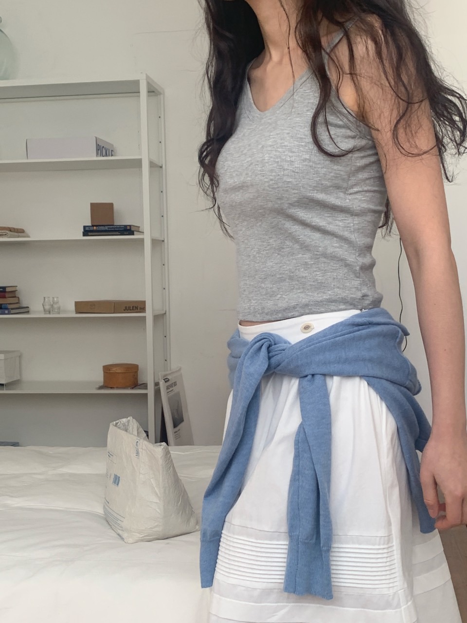 ピンタックレースミディAラインスカート | 詳細画像31