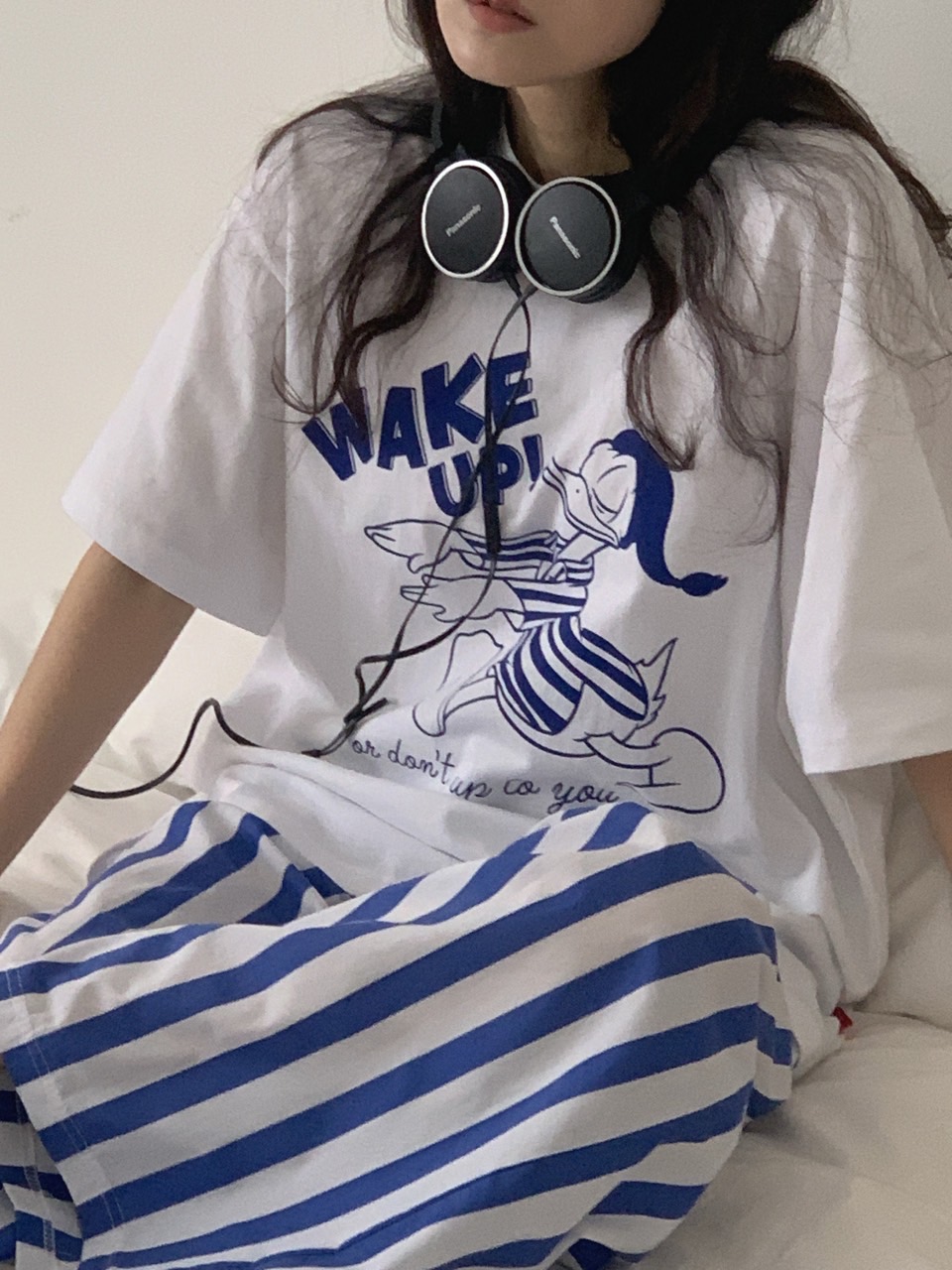 ロンドンストライプワイドパンツ | 詳細画像3