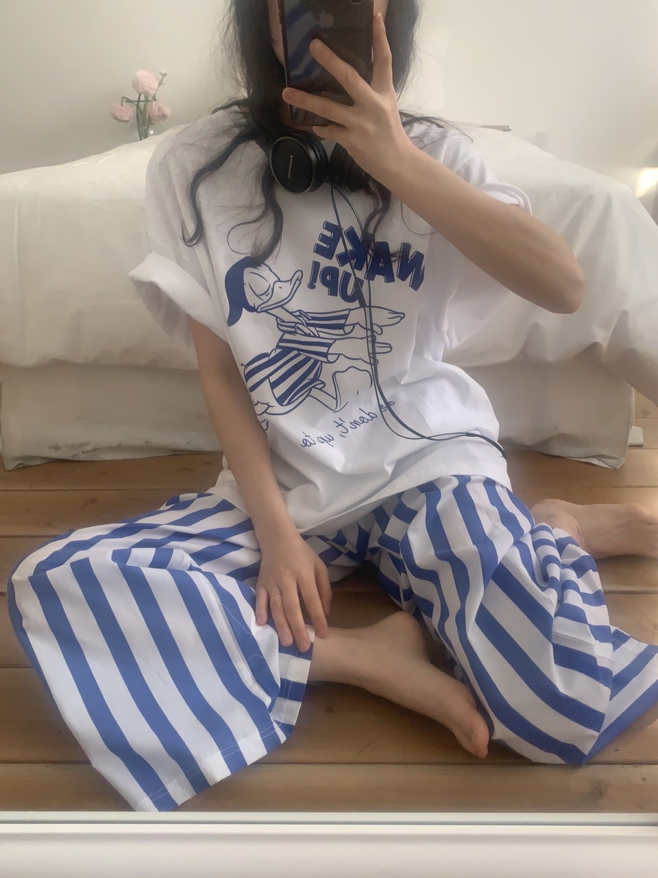 ロンドンストライプワイドパンツ | 詳細画像4