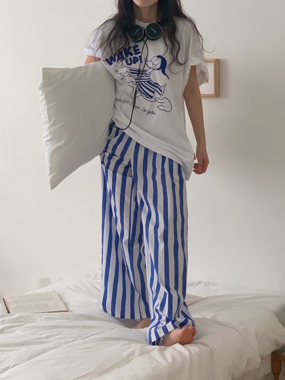 ロンドンストライプワイドパンツ | 詳細画像14