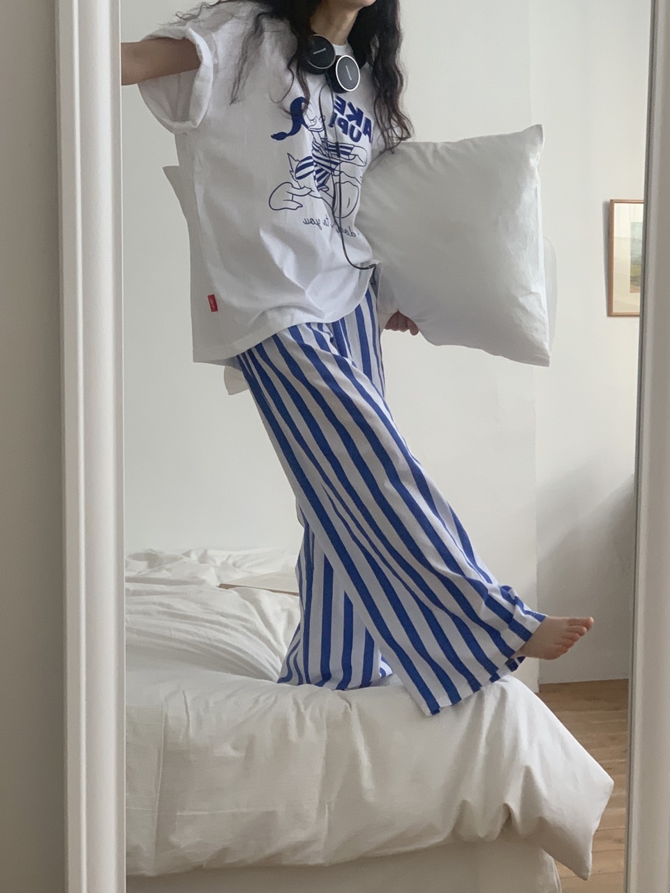 ロンドンストライプワイドパンツ | 詳細画像15