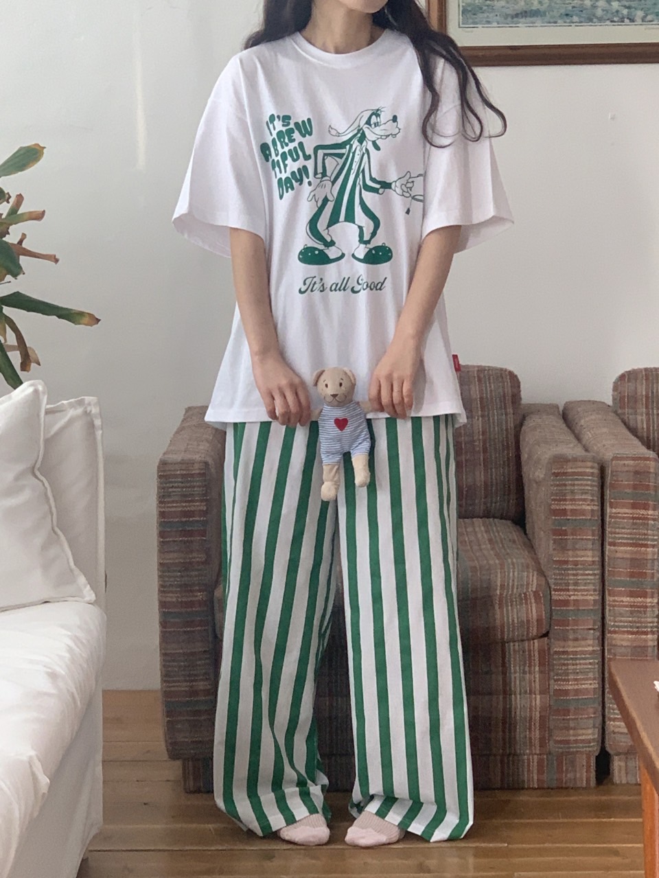 ロンドンストライプワイドパンツ | 詳細画像25