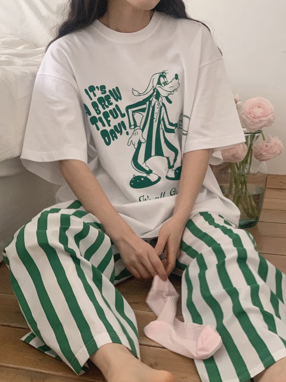 ロンドンストライプワイドパンツ | 詳細画像28