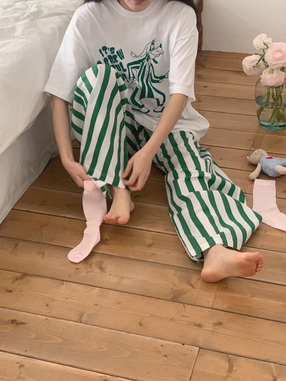 ロンドンストライプワイドパンツ | 詳細画像31