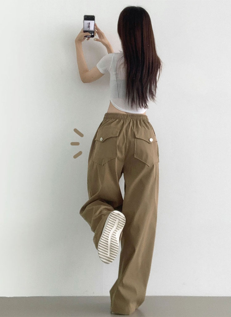 バックフラップポケットバルーンワイドパンツ | レディース