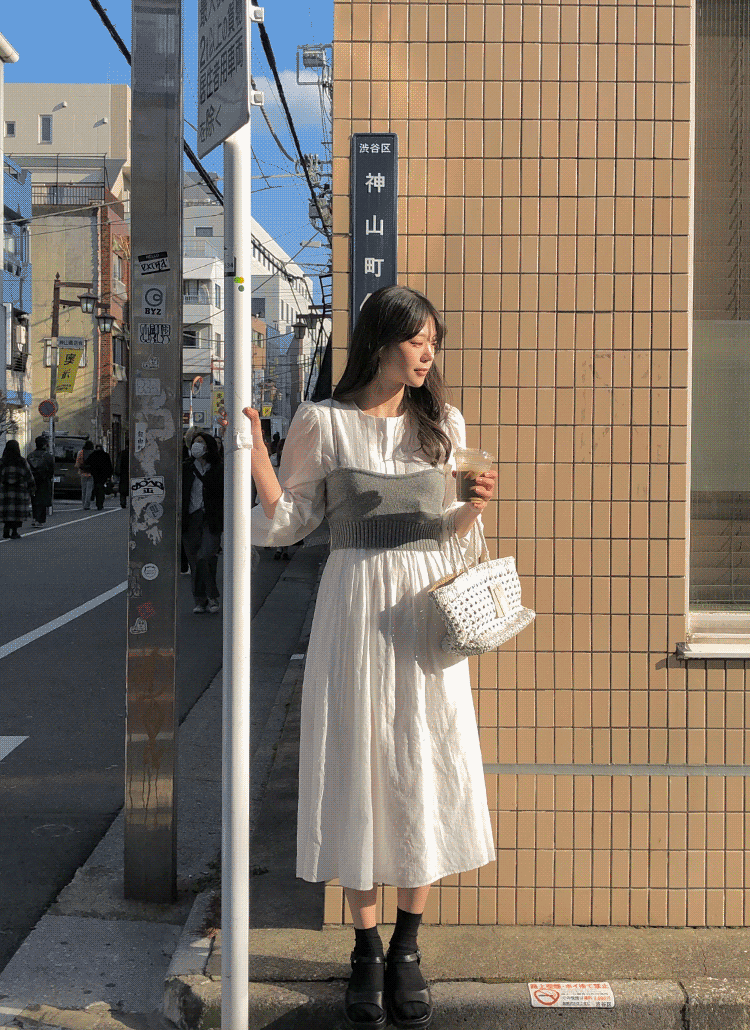 ハートネックショートニットビスチェ | レディースファッション通販