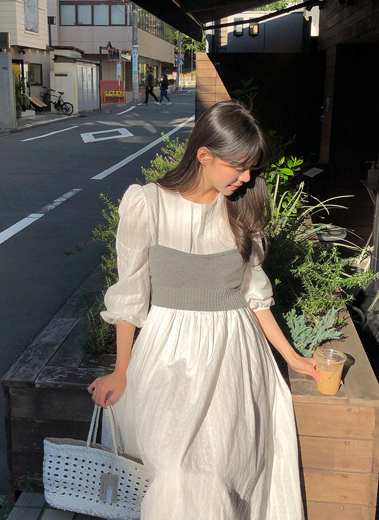 babaco ニットビスチェ 3WA Yニット ビスチェ セット Tee